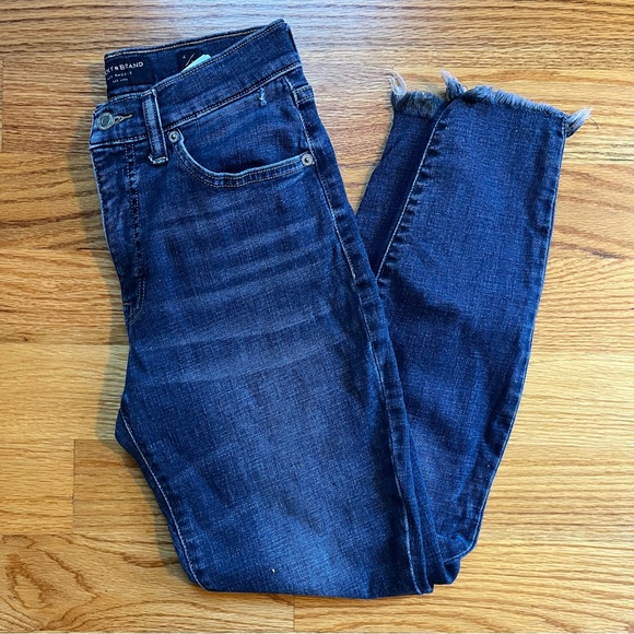 Lucky Brand high rise skinny Bridgette jeans size 4 / 27 ankle - Picture 2 of 7